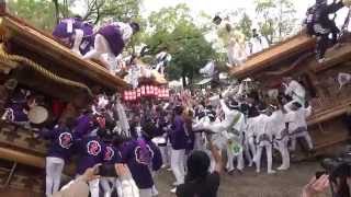 平成27年　陶荒田神社宮入　5町顔合わせ