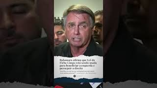 Jair Bolsonaro fala sobre Lei da Ficha Limpa