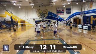 St. Anthony Saints vs Millakin HS - Varsity