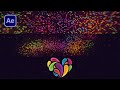 After Effects Colorful Particles Logo Reveal Tutorial