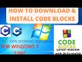 How To Install👍Code Blocks For Windows 7 32 Bit with (minGW 20.03)Compiler For C and C++ Programming