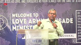 SUNDAY SERVICE LIVE || 26-1-2025 || LAC MINISTRIES