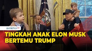 Mengupil Hingga Suruh Tutup Mulut di Depan Trump, Tingkah Polah Anak Elon Musk