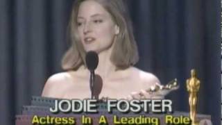 Jodie Foster Wins Best Actress: 1989 Oscars