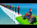 SpiderMan & Superheroes Street Blazer Racing EVENT on Beach Challenge - GTA 5 Mods