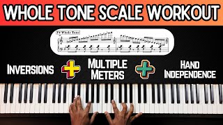 Whole Tone Scale Exercise using Multiple Accents & Time Signatures with 7#5 & 7b5 Chords