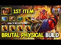 BRUTAL PHYSICAL BUILD MID Ember Spirit 1st ITEM BF Even Anti Mage Can't Handle His 2nd Skill