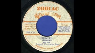 7''Al Brown \u0026 Seventh Extension Band-Proverbs \u0026 Dub 1976