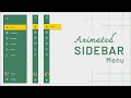 Responsive Sidebar Menu Design Using HTML, CSS and JS