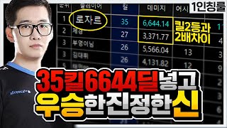 상금 700만원 시청자 5만명대회에서 압도적스탯우승.