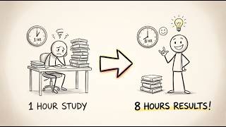 How to Turn 1 Hour of Study Into 8 Hours of Results (Feels Illegal)