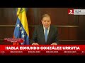 el mensaje del presidente electo de venezuela edmundo gonzález urrutia dnews