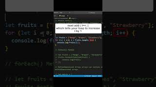 Loop Through Arrays with For Loop in JavaScript | Quick Tutorial #javascript #coding #programming