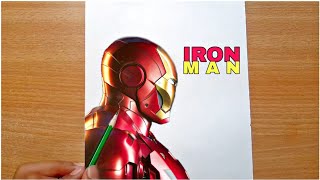How To Draw IronMan Quick Tutorial!!  || Must Watch || Easy Drawing.