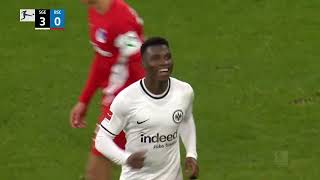 Eintracht Frankfurt 3 - 0 Hertha (Bundesliga 2022 - 2023 Matchday 19 Highlights)