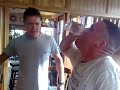 downing a pint world record 1.7 seconds