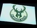 Bucks unveil new logo in Milwaukee during halftime of Monday night's game