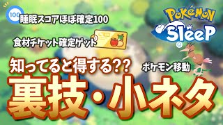 【ポケモンスリープ】知らないと損する！？ポケモンスリープ裏技・小ネタ集