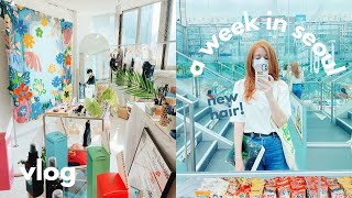new haircut, apartment fire, home interior shops, rooftop cafe | my life in seoul, korea VLOG