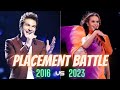 Eurovision:Placement Battle - 2016 vs 2023(ESC 2016 vs ESC 2023)