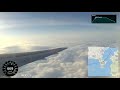 jal boeing 767 300 tokyo haneda to osaka itami scenic full flight wing view engine sound