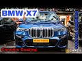 How To Protect 2020 Blue BMW X7 With 10H Crystal Shield Ceramic Coating | Full Process | H2O Carzspa