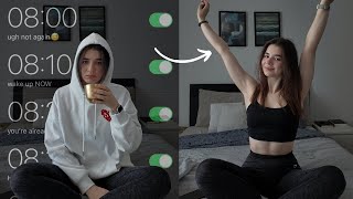 how to WAKE UP EARLY WITHOUT feeling MISERABLE | wake up at 6am every day, science-based tips