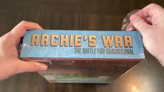 Archie’s War: The Battle for Guadalcanal (Worthington) - Unboxing