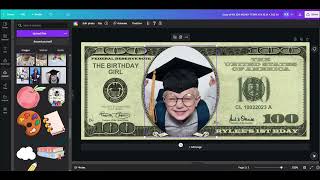 Canva $100 Bill (How to edit)