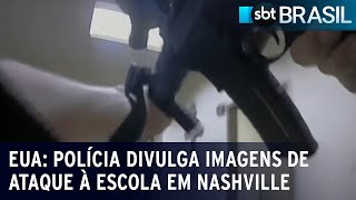 EUA: polícia divulga imagens de ataque à escola em Nashville | SBT Brasil (28/03/23)