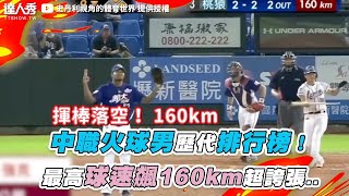 【中職火球男歷代排行榜！最高球速飆160km超誇張..】｜@stanleybaseball