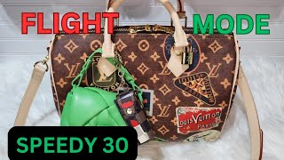 BAGTOBER: WHAT'S IN MY BAG LOUIS VUITTON SPEEDY 30 #whatsinmybag