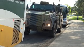 ウクライナ軍早速ブッシュマスター防護機動車を使う短編映像