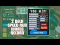 2 Deck Balatro Speedrun World Record