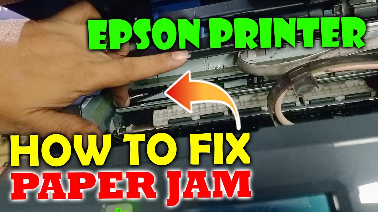 How To Fix Epson L120 Printer Paper Jam