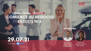 WEBINAR “COMIENCE SU NEGOCIO EN COSTA RICA”