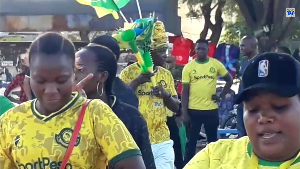 MASHABIKI WA YANGA WAFURIKA KWA MKAPA, Yanga Vs Namungo Fc - YouTube