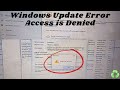 windows update error access is denied