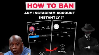 How to ban Instagram account || ban Instagram account instantly 🤯|| Instagram new banning method