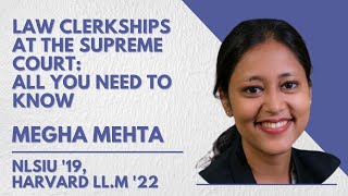 Law Clerk Cum Research Assistant At The Supreme Court: All You Need To Know | Ft. Megha Mehta |