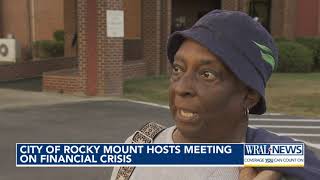 Rocky Mount leaders meet with residents as documents detail depth of city's financial crisis