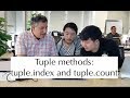Python standard library: Tuple methods (tuple.count and tuple.index)