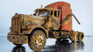Peterbilt 379 Model Truck Restoration Rusty Abandoned
