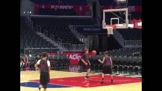 Vartan Avetisyan at Clippers Court in Staples Center. Class of 2021