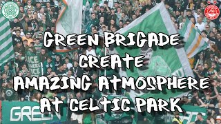 Green Brigade Create Amazing Atmosphere at Celtic Park - Celtic 5 - Aberdeen 0 - 27 May 2023