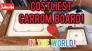 COSTLIEST CARROM BOARD IN THE WORLD 🌎 NATIONAL \u0026 INTERSTATE CARROM CHAMPIONSHIP APPROVED BOARD 💯