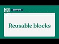 Reusable blocks | WordPress.com Support