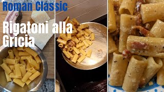 Rigatoni alla Gricia - A Delicious, Classic Roman Pasta