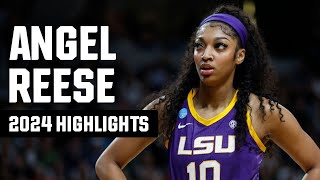 Angel Reese 2024 NCAA tournament highlights