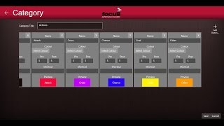 Focus Windows App (Win10) - Creating Your Analysis (tag) Templates